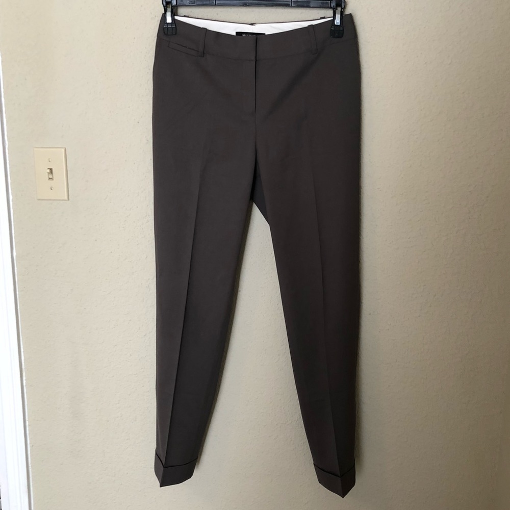 NWOT LAFAYETTE 148 Perry Wool Cuff Ankle Pants - Picture 3 of 7